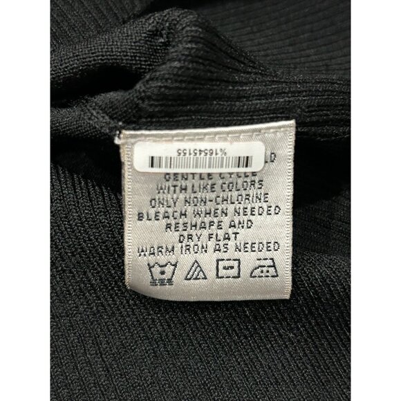 Evan-Picone Womens Black Sleeveless V-Neck Sweater Tank Top Sz 1X - Picture 7 of 8